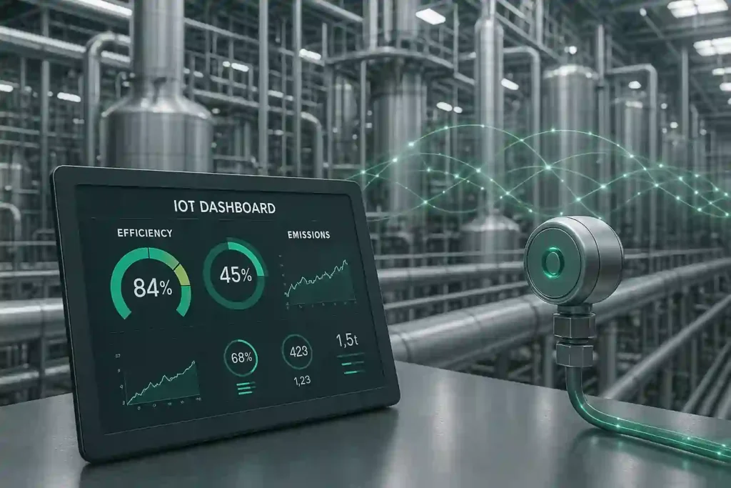 with Smart Sensors
Real-Time Efficiency & Emissions Monitoring